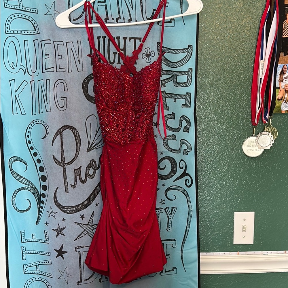 Red homecoming Dress